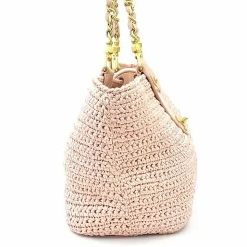 Pre-owned Raffia Tote Bag - Chanel Vintage - Modalova
