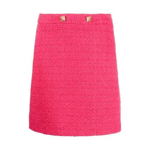 Tweed Mini Skirt - Valentino - Modalova