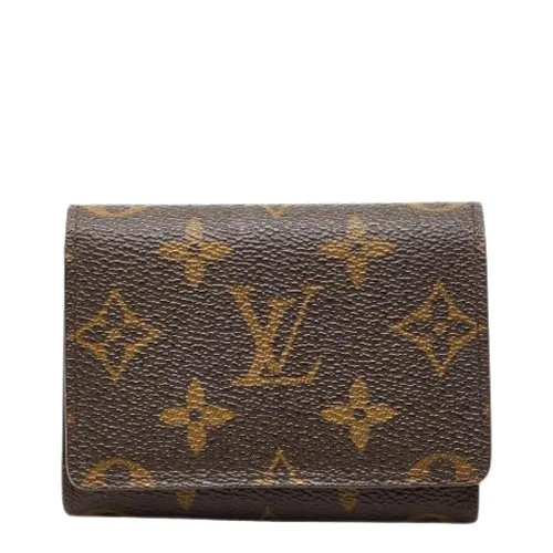 Pre-owned Envelope Carte de Visite Monogram Card Case - Louis Vuitton Vintage - Modalova