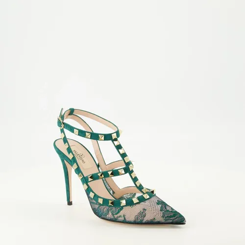 Rockstud Lace Pumps - Valentino Garavani - Modalova