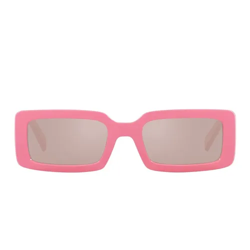 Rectangular Sunglasses with Oversized Logo - Dolce & Gabbana - Modalova