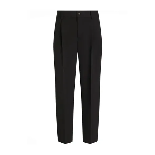 Casual Cotton Trousers - Dolce & Gabbana - Modalova