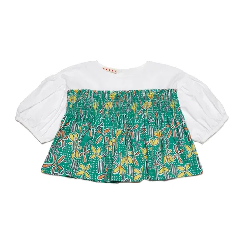 Shirt with Carioca Graphics - Marni - Modalova