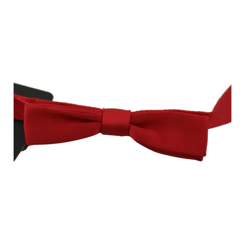 Red Silk Bow Tie - Dolce & Gabbana - Modalova