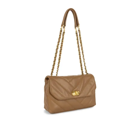 Soft Matelassé Shoulder Bag - Lancaster - Modalova