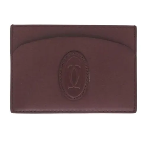 Pre-owned Leather Wallet - Cartier Vintage - Modalova