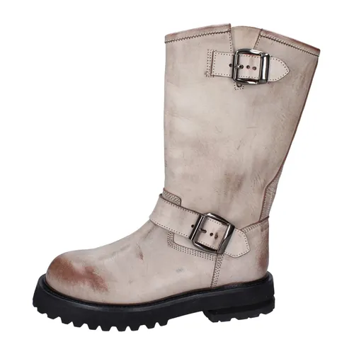 Vintage Leather High Boots - Moma - Modalova