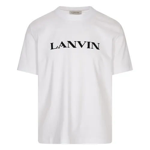 White Logo T-Shirt - Lanvin - Modalova