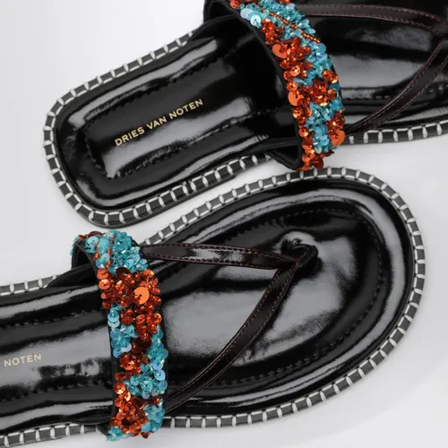 Rounded Toe Flipflop Sandal - Dries Van Noten - Modalova