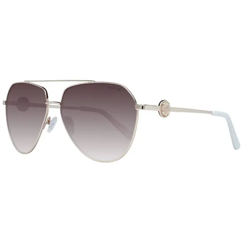 Gafas de Sol Aviador Doradas para Mujer - Guess - Modalova