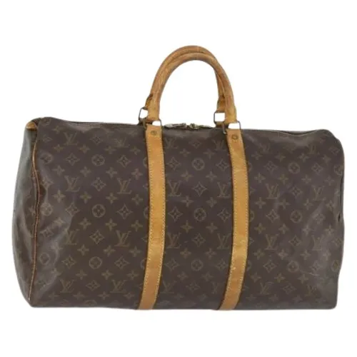 Pre-owned Canvas Weekend Bag - Louis Vuitton Vintage - Modalova