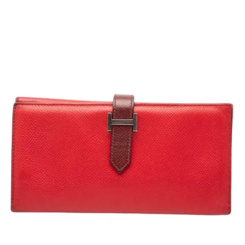 Pre-owned Leather Wallet - Hermès Vintage - Modalova