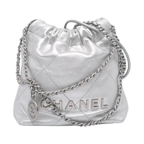 Pre-owned Quilted Drawstring Bucket Bag - Chanel Vintage - Modalova