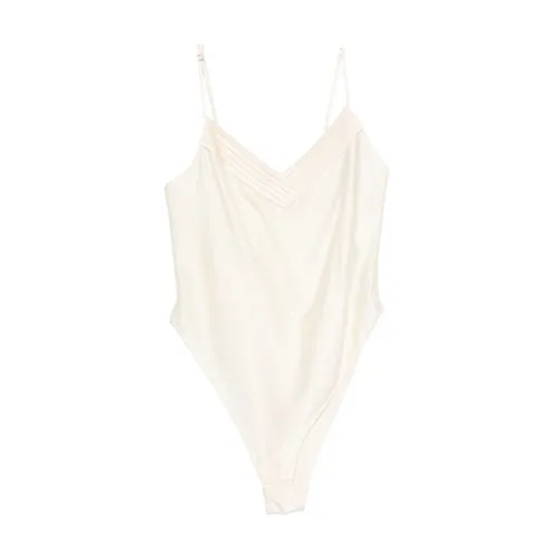 Silk Satin Bodysuit - Forte Forte - Modalova
