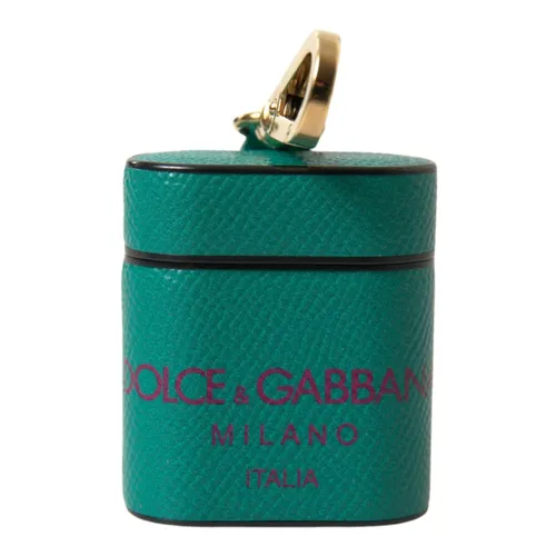 Leather Airpods Case with Strap - Dolce & Gabbana - Modalova