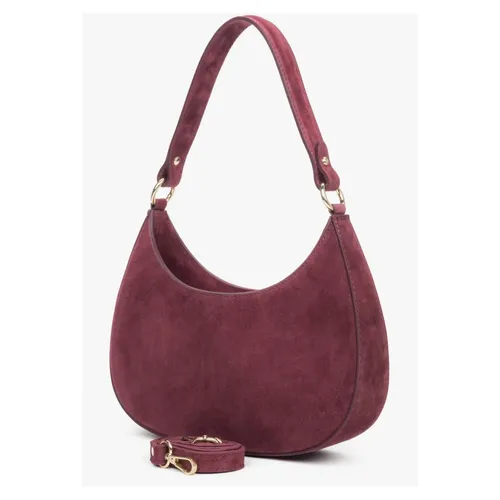 Velour Shoulder Bag - Estro - Modalova