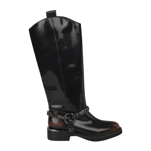 Flat boot snake detail - Alma EN Pena - Modalova
