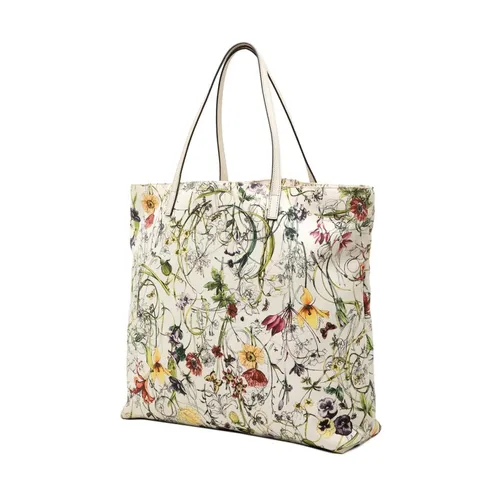 Pre-owned Vintage Floral Print Tote Bag - Gucci Vintage - Modalova