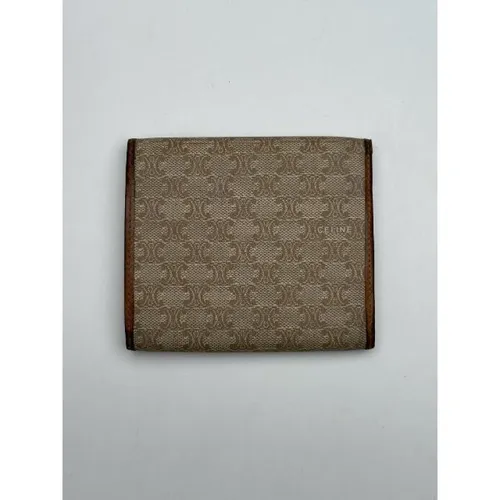 Pre-owned Leather Wallet - Celine Vintage - Modalova