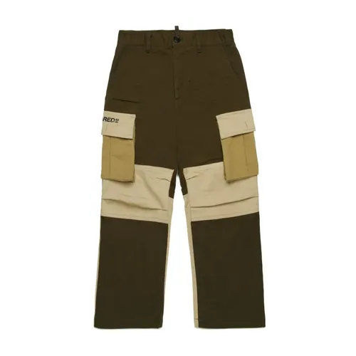 Cargo Color Block Pants - Dsquared2 - Modalova