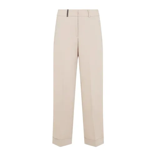 Trousers > Cropped Trousers - - Peserico - Modalova