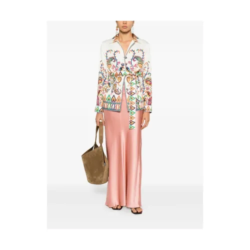 Paisley-print Belted Jacket - Etro - Modalova