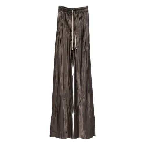 Drawstring Panelled Trousers - Rick Owens - Modalova