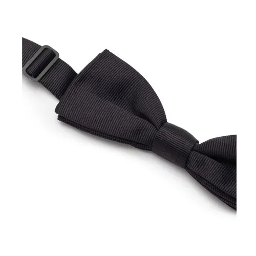 Luxurious Black Silk Tie Set - Dolce & Gabbana - Modalova