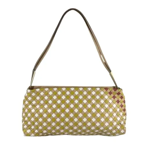 Pre-owned Leather Shoulder Bag - Bottega Veneta Vintage - Modalova