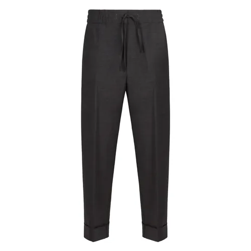 Modern Wool Pants with Elastic Waistband - P.a.r.o.s.h. - Modalova