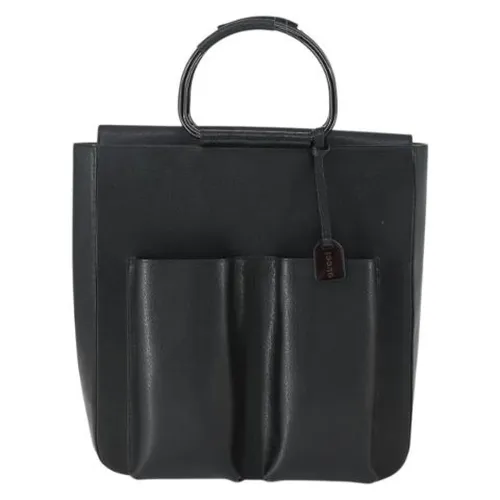 Pre-owned Leather Handbag - Gucci Vintage - Modalova