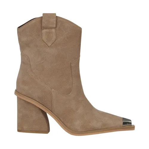 Bootie metallic detail texture - Alma EN Pena - Modalova