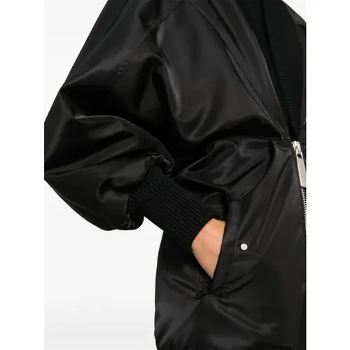 Black Mini Puff Dress - Off White - Modalova