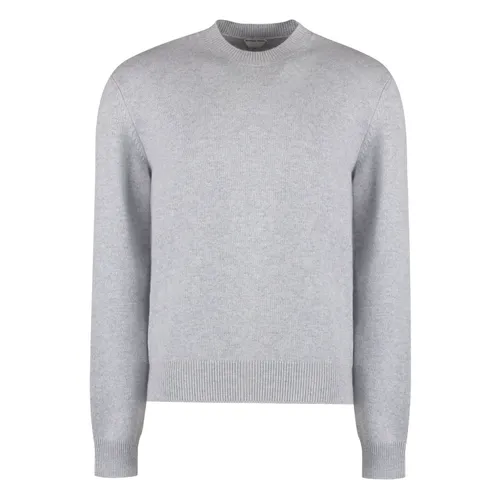 Cashmere sweater with leather details - Bottega Veneta - Modalova