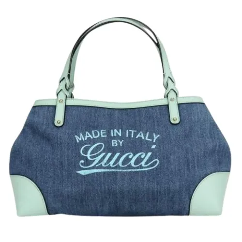 Pre-owned Denim Handbag - Gucci Vintage - Modalova