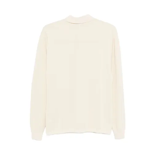 Wool Blend Polo Shirt - Aspesi - Modalova