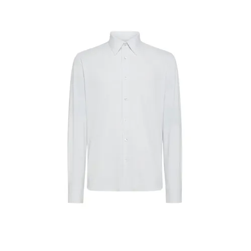 Micro-patterned no iron shirt - RRD - Modalova