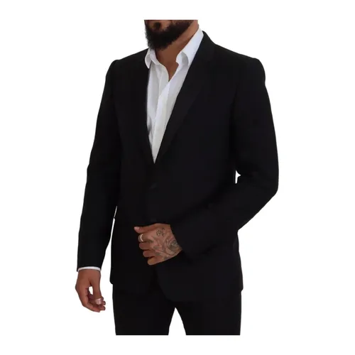 Black Two-Button Martini Blazer - Dolce & Gabbana - Modalova