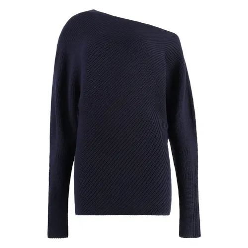 Ribbed Knit Wool Blend Pullover - Philosophy di Lorenzo Serafini - Modalova