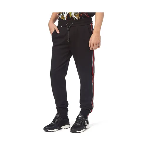Black Slim Fit Jogging Pants - Philipp Plein - Modalova