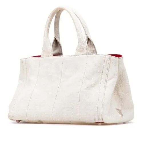 Pre-owned Canvas Tote Bag - Prada Vintage - Modalova