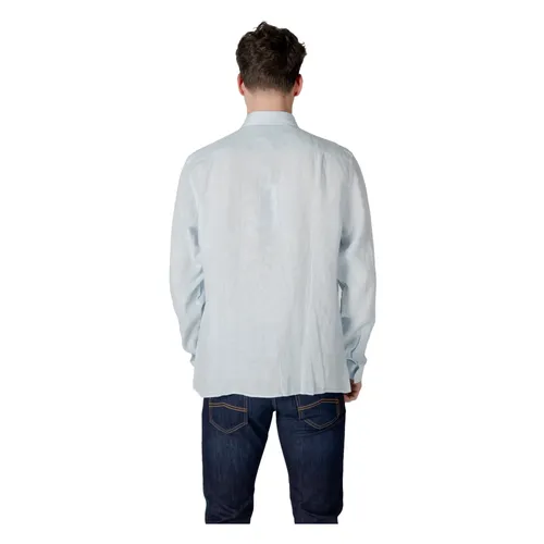 Linen Long Sleeve Shirt - Lacoste - Modalova