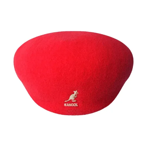 Red Wool Cap Iconic Style - Kangol - Modalova