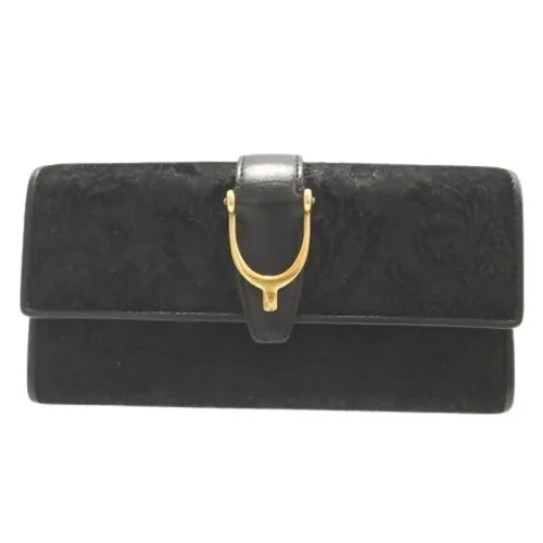 Pre-owned Suede Wallet - Gucci Vintage - Modalova