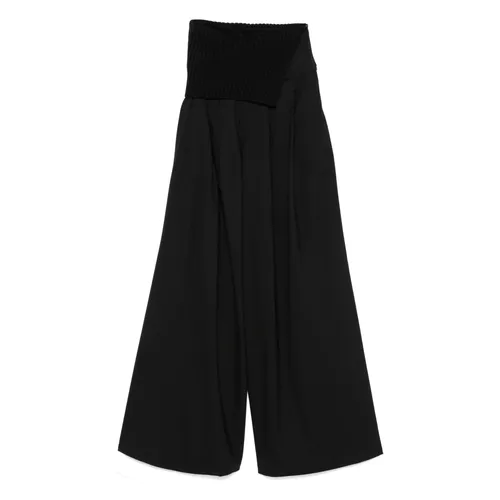 Black Wool Sarouel Pants - Max Mara - Modalova