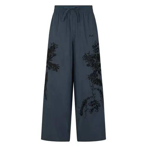 Floral-Embroidered Trousers - P.a.r.o.s.h. - Modalova