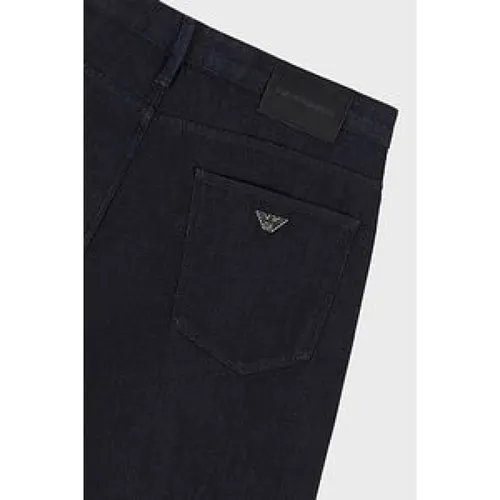 Slim-fit Stretch Cotton Denim Jeans - Emporio Armani - Modalova