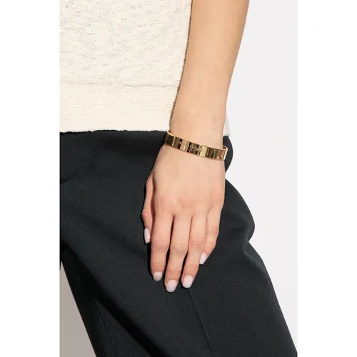 Silver Bracelet with Logo - Maison Margiela - Modalova