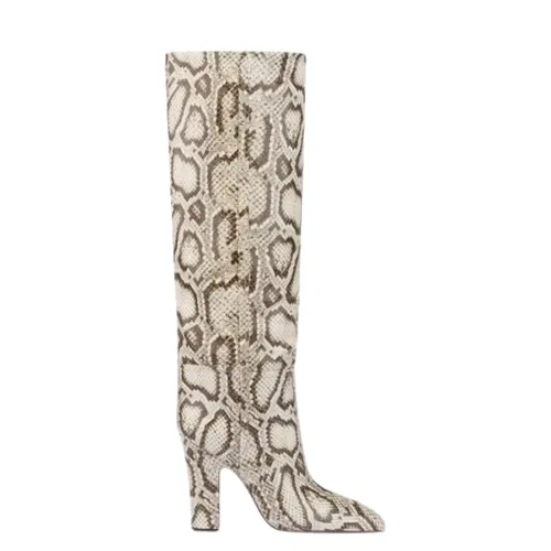 Python Leather High Shaft Boots - Paris Texas - Modalova