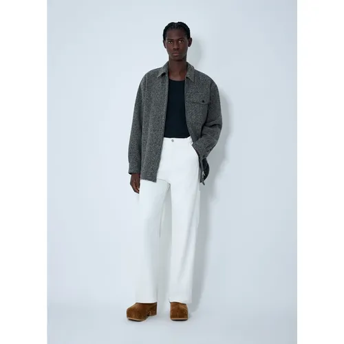 Herringbone Zip Jacket - Dries Van Noten - Modalova